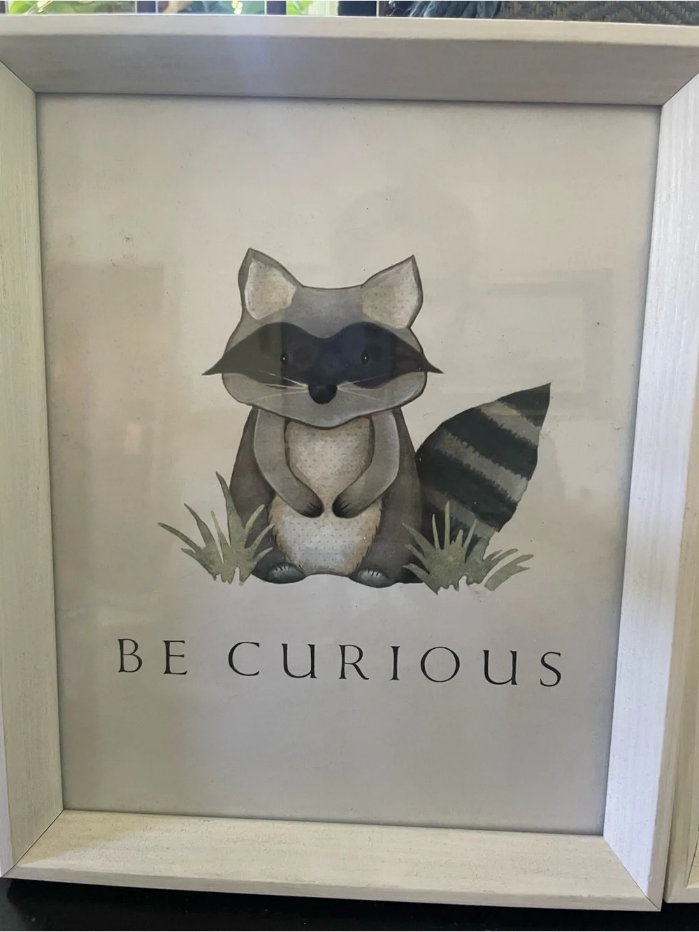 Be Clever / Be Kind Woodland Framed Prints in White